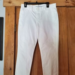 Slim city khaki bootcut pants